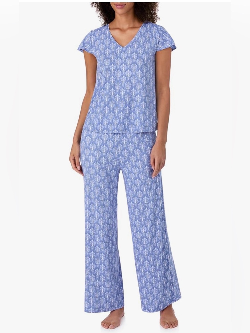 Tommy Bahama pajamas blue print S new with tags super soft feminine